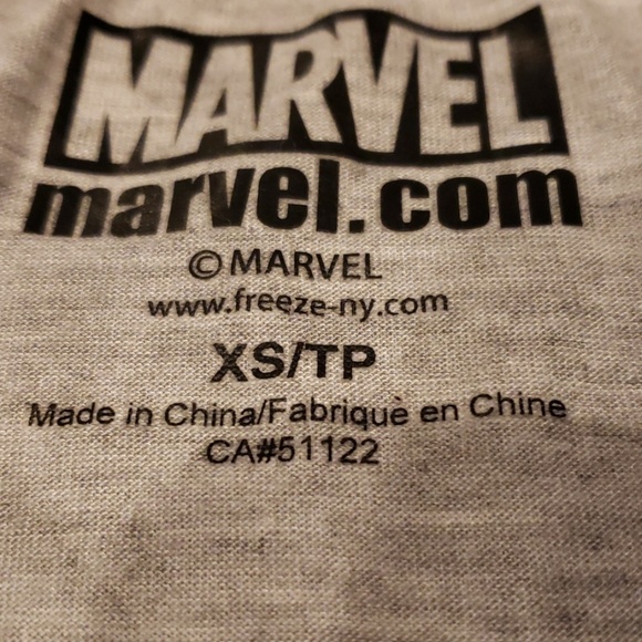 MARVEL Tee Short Sleeve Marvel.com XS NWOT - Picture 7 of 8